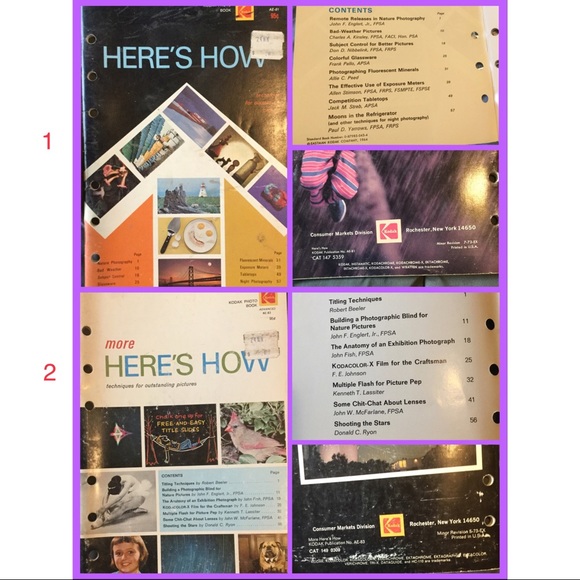 Vtg Kodak Tip Books, 10 - Picture 2 of 6